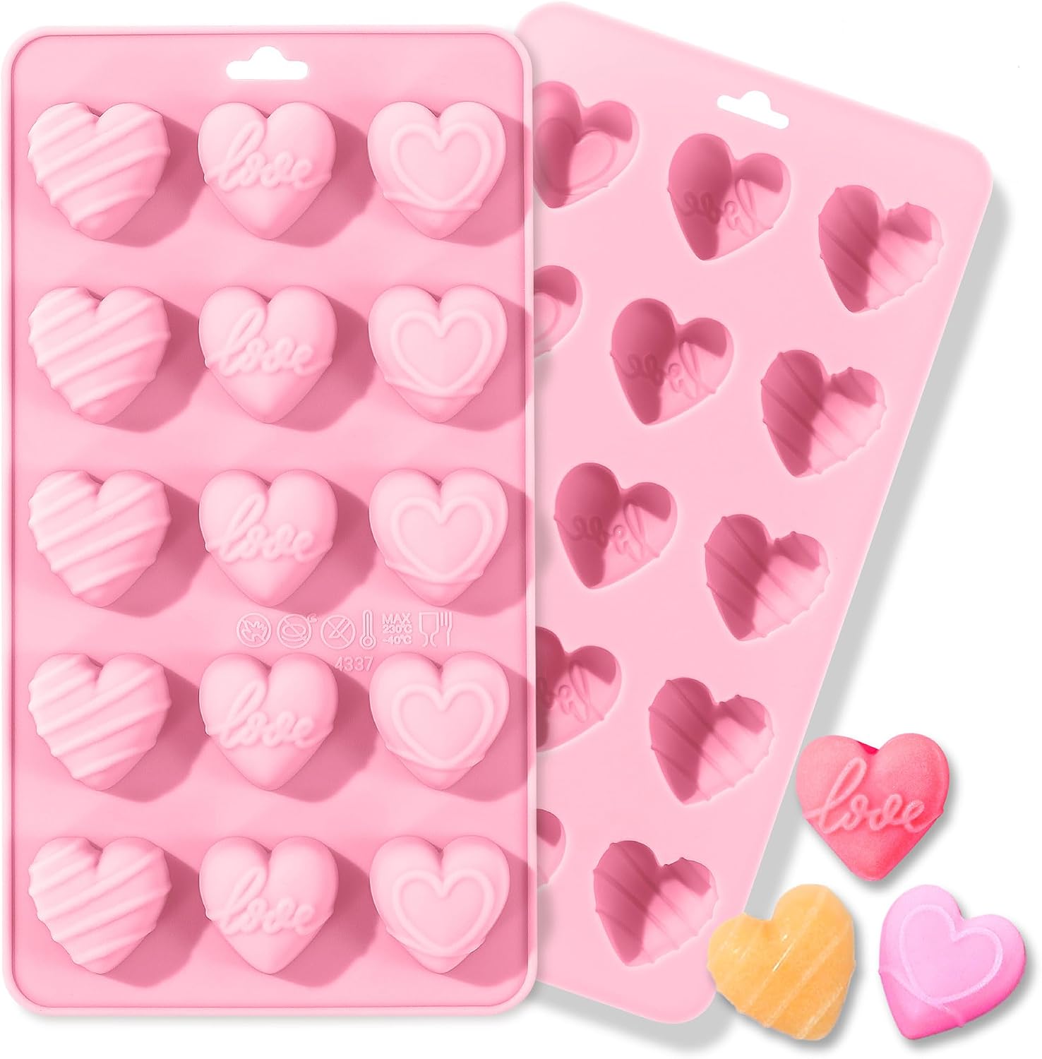 Heart Silicone Molds,Heart Cho - Gummy Candy ulasan dan harga
